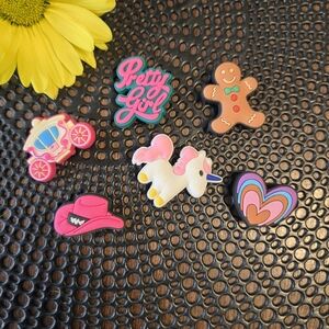 5 for $25 Croc Jibbitz Charm Shoe Accessories Girl Pony Cowgirl Lot Fun Princess